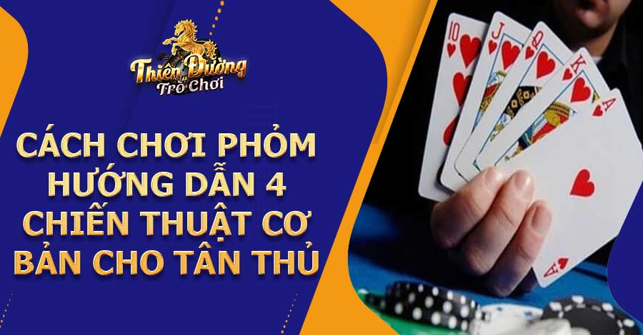 Cách chơi Phỏm hướng dẫn 4 chiến thuật cơ bản cho tân thủ